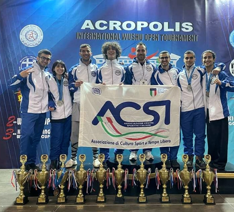 Il podio della squadra ACSI